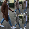 Men Cardigan Sweater Men Long Sleeve Solid Sweater Coat Winter Autumn Slim Fit Overcoats Cardigans Knitwears Knitted Streetwears