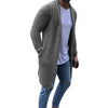 Men Cardigan Sweater Men Long Sleeve Solid Sweater Coat Winter Autumn Slim Fit Overcoats Cardigans Knitwears Knitted Streetwears