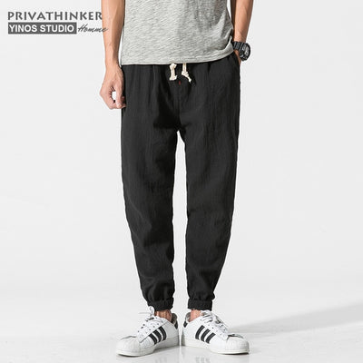 Casual Harem Pants Men Jogger Pants Men Fitness Trousers Male Chinese Traditional Harajuku 2019 Summer Clothe