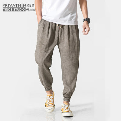 Casual Harem Pants Men Jogger Pants Men Fitness Trousers Male Chinese Traditional Harajuku 2019 Summer Clothe